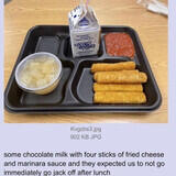 there are actually five sticks of fried cheese