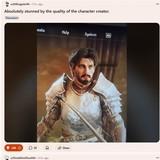 reflective violet flowing