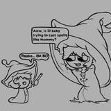 Lil baby learns magic